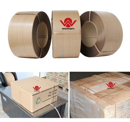 Cintas de cinta de papel Kraft / cinta de papel reciclable para embalaje de la caja de cartón